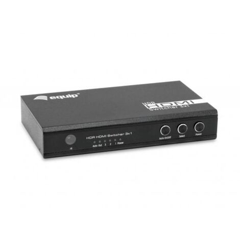Equip 332725 switch video HDMI nero 4K (1/4)