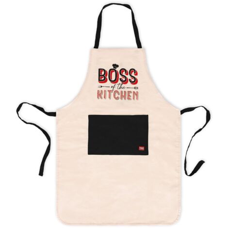 Legami - Grembiule da Cucina Uomo Donna, Super Chef, Tasca Frontale, Regolabile, Taglia Unica, Lavabile in Lavatrice, Dimensioni 56 x 76 cm, Tema Boss of The Kitchen (1/4)