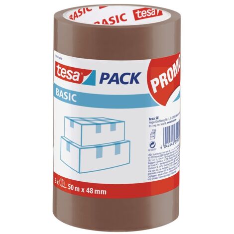 tesa PROMO BASIC PP Sigillo, marrone (torre di 3u x 50:48) (1/2)
