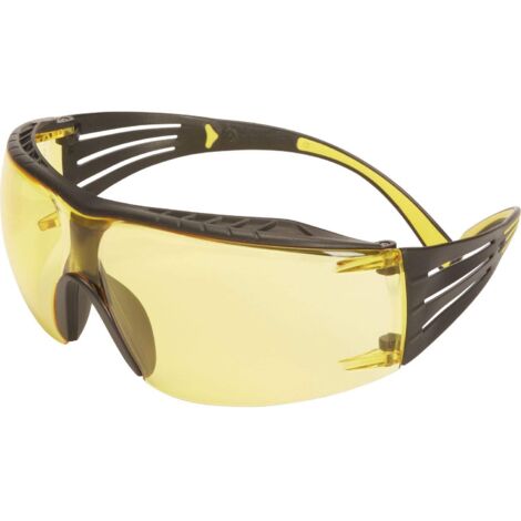 3M SecureFit SF403XSGAF-YEL - Occhiali di protezione anti-appannamento Giallo, Nero