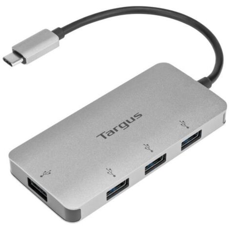 Targus ACH226EU Hub USB-C a 4 porte USB-A Argento (1/4)