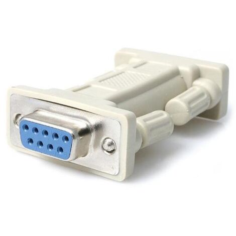 startech NM9FF adattatore null modem bianco DB9 RS-232 (1/5)