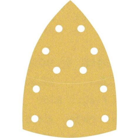 Bosch Accessories 2608901653 Schleifpapier für Multischleifer Grana Num. 240 (L x L) 93 mm x 102 mm 10 pz.