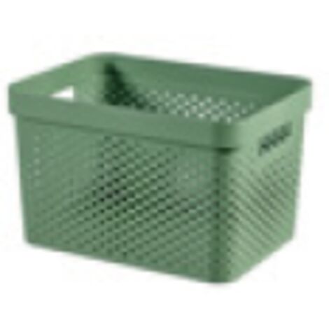 CURVER Vassoio Infinity da 17 litri, verde, 35,5 x 26,2 x 21,9 cm, plastica riciclata (1/3)