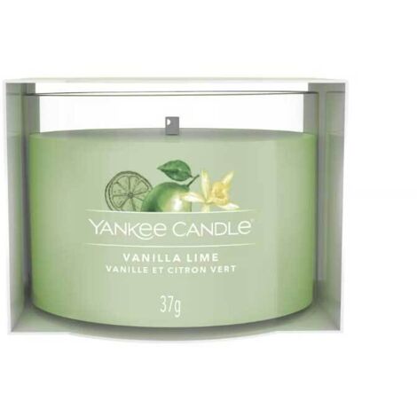 YANKEE CANDLE CANDELA VOTIVE IN VETRO SINGOLA VANILLA LIME