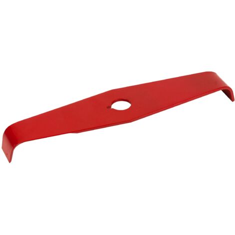 Oregon Trituratore/Lama Universale per Decespugliatore a 2 Denti in Acciaio Temprato, Compatibile con Stihl, Husqvarna, Mitox, Echo, Kawasaki ed altre marche, Spessore di 4 mm, Rosso