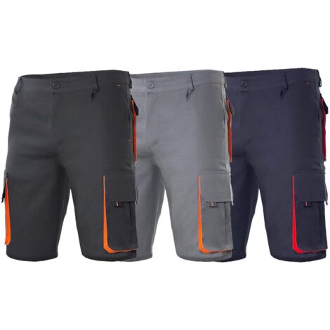 Bermuda da lavoro Velilla 103007 - 38 (EU) - Grigio/Arancione