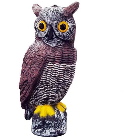 elemento decorativo edm owl scarecrow design realistico resistente alle intemperie (1/5)