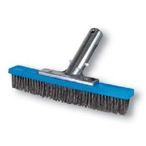 Spazzola in alluminio gre-pools aluminium brush rimozione alghe 25 cm
