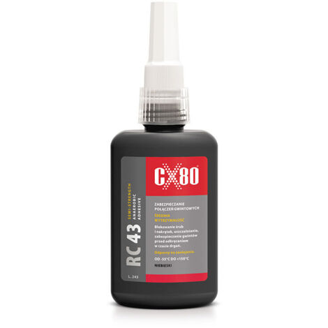 RC-43 COLLA ANAEROBICA PER FILETTATURA VITI MEDIA 10ML - CX-087