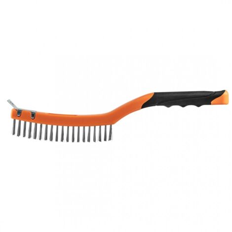Spazzola metallica neo tools 39-012 rimozione ruggine impugnatura antiscivolo (1/4)