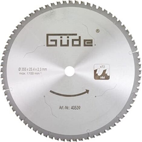 Güde Metallo lama di sega circolare 350x2.6x25.4mm - adatto per GMK 350 T (1/3)
