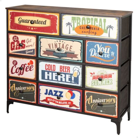 Cassettiera Max Home Vintage 103 x 98 x 30 cm (1/5)