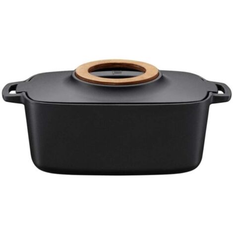 Fiskars Norden Casseruola Ovale Nera 5L Inox Smaltato (1/5)