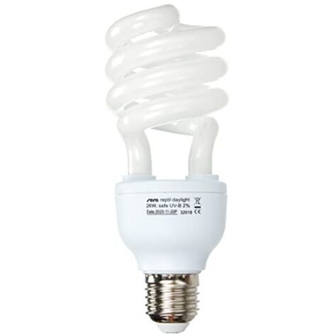 Sera Lampada Riscaldante per Terrario 26W UV-B 2% (1/4)