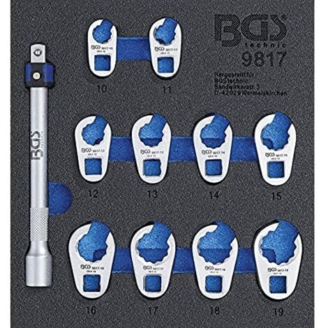 Bgs Set di chiavi a croce metalliche 11 pezzi (1/3)