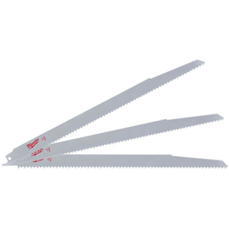 SET 3 LAME 300MM HCS PER SEGACCIO DRITTO APPLICAZIONI LEGNO E PLASTICA - MILWAUKEE (1/2)