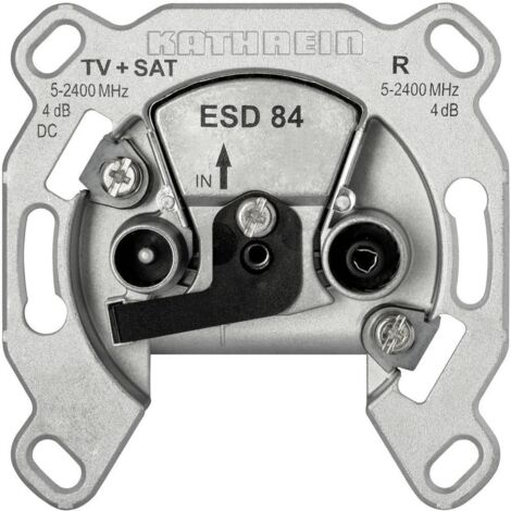 Kathrein ESD 85 Presa per antenna SAT, TV, Onde ultracorte Da incasso Presa individuale (1/2)
