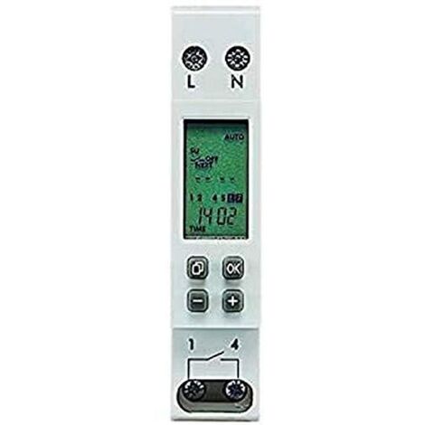 Intervallo di tempo digitale programmabile settimanale - 1 uscita 250 V LEGRAND 003710 (1/3)