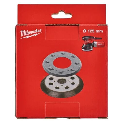 Plato Ø 125mm, 8 ag.para ROS 125E (4 tornillos) (1/2)