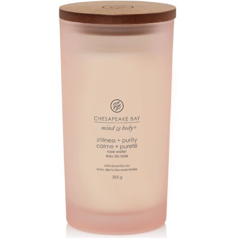 Chesapeake Bay candela profumata Candela grande Tumbler Stillness + Purity per aromaterapia Durata: fino a 82 ore Collezione Mind & Body (1/5)