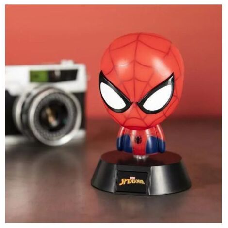 Lampada paladone spiderman icon light 10 cm facile da usare (1/4)