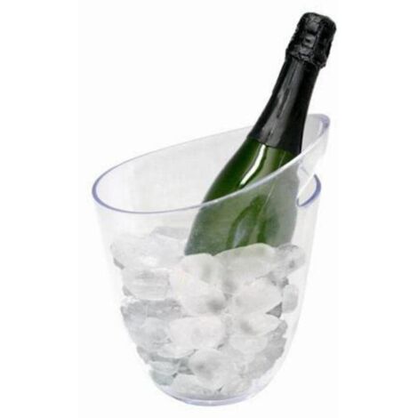 Secchiello ghiaccio Vin Bouquet doppia parete trasparente 1 bottiglia (1/4)
