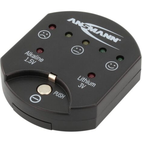 Ansmann Tester batterie Button cell Campo di misura 1,5 V, 3 V Pila 1900-0035