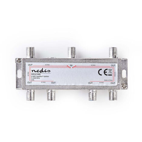 Ripartitore satellite Nedis SSPL610ME 6 uscite guadagno 17 dB (1/4)