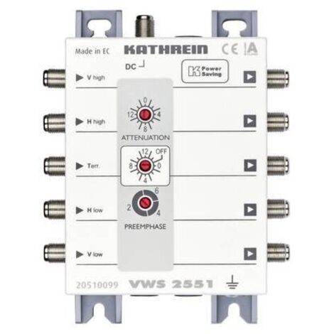 Amplificatore Kathrein VWS 2551 4 uscite 112 mm larghezza (1/2)