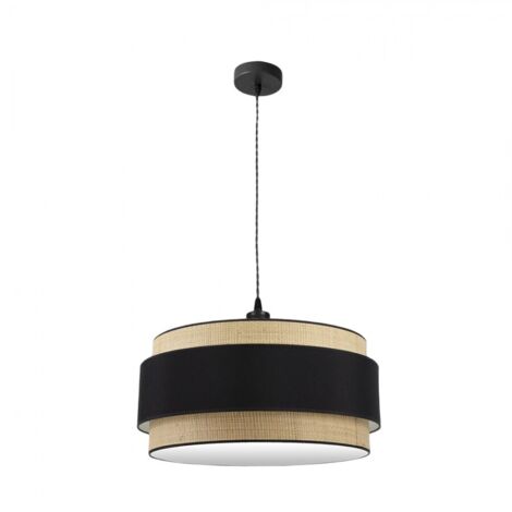Lampadario Abrila KANDY tessuto metallo diametro 60 cm (1/2)