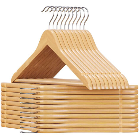 Grucce songmics legno di eucalipto 44,5 cm capacità 5 kg (1/5)