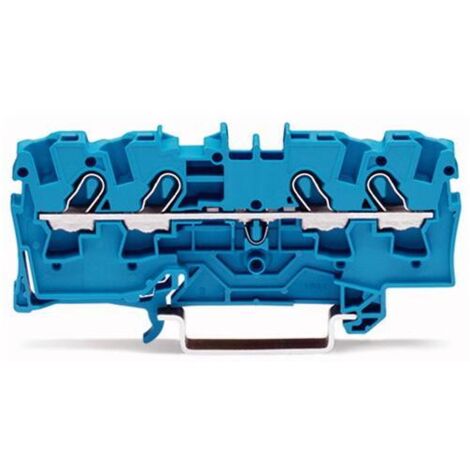 WAGO 2004-1404 Morsetto passante 6.20 mm A molla Attribuzione: N Blu 1 pz. (1/3)