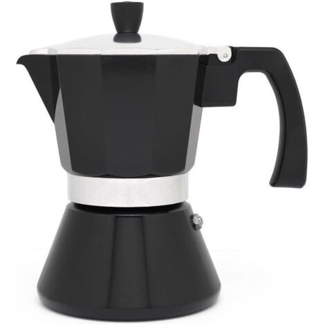 Caffettiera espresso 6 tazze TIVOLI-nero (Induzione) (1/2)