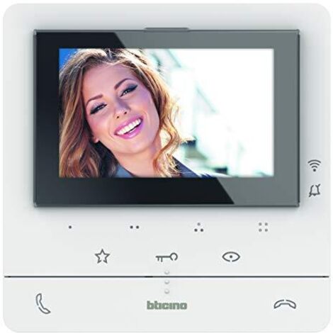 Bticino 344932 Video House Station Classe 100X16E con Connessione WiFi 7 Pollici Touchscreen per Estensione per Casa Bifamiliare Bianco (1/4)
