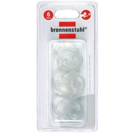 Protezione presa bambino brennenstuhl 1164480 trasparente confezione 6 (1/4)