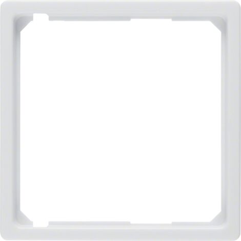 Berker Q1 Q3 Q7 | Cornice centrale per tappi centrali bianco polare 11096089 (1/3)