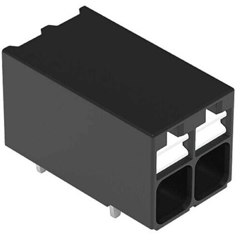 WAGO 2086-1202 Morsetto per PCB 1.50 mm² Numero Poli (num) 2 Nero 1 pz. (1/4)