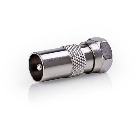 Decoder Nedis csgb41953me nichelato 75 ohm dritto (1/5)