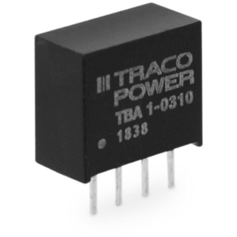 TracoPower  TBA 1-0510 Convertitore DC/DC da circuito stampato 260 mA 1 W Num. uscite: 1 x (1/2)
