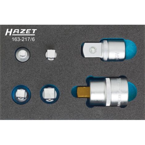 Serie di adattatori 163-217/6 ∙ Attacco quadro, cavo, 1/4 di pollice (6,3 mm), Attacco quadro, cavo, 3/8 di pollice (10 mm), Attacco quadro, cavo, 1/2 di pollice (12,5 mm), Attacco quadro, cavo, 3/4 d (1/3)