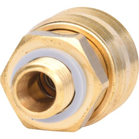 Rubinetto rapido in ottone,filett.est. G1/4"AG (1/4)