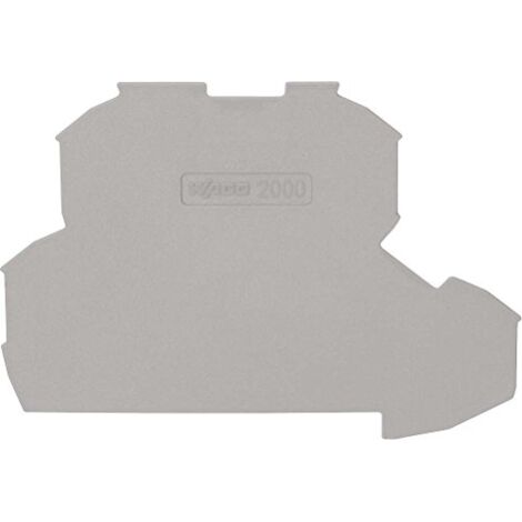 WAGO 2000-2291 Piastra terminale e separatrice Grigio 25 pz. (1/3)