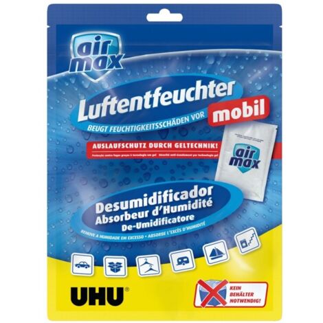 Deumidificatore uhu air max mobil gel tecnologia igienica (1/4)