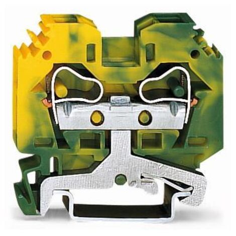 Morsetto Wago 284-107 2 punti 10 mm² giallo verde (1/3)