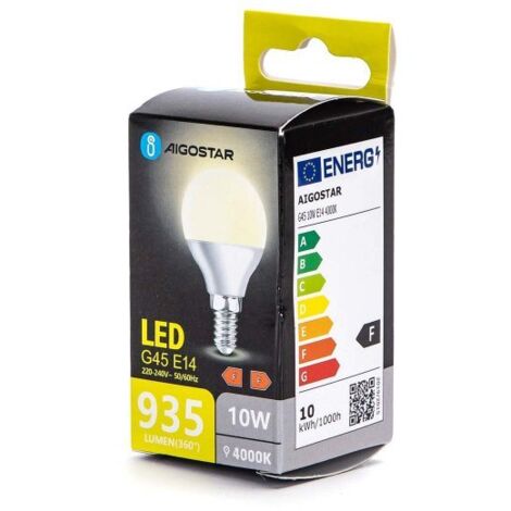 Lampada aigostar g45 10W 4000K LED (1/5)