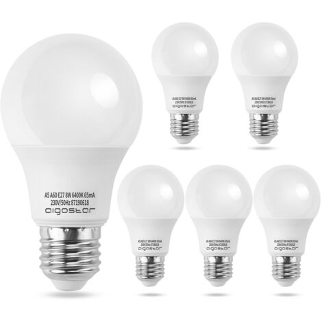 Lampada aigostar a60 LED 8W 680 lumen (1/5)
