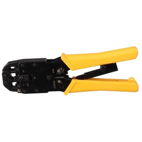 Pinza professionale per crimpare connettori modulari rj10 - rj11 - rj12 - rj45 (1/2)