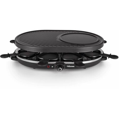Tristar RA-2996 Griglia per Raclette Nera 8 Persone (1/5)