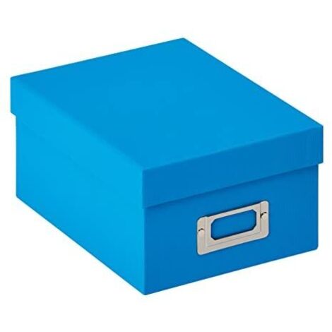 Walther Design FB-115-U Scatola di Immagazzinaggio Fun per 700 Foto nel Formato, Altro, Blu, 10 x 15 cm (1/4)